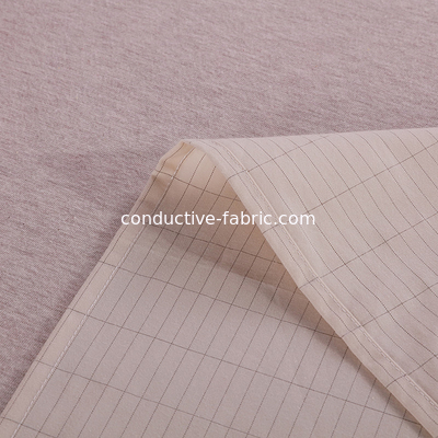 EMF silver conductive earthing fitted sheet for bed