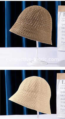 5G shield radiation protection Summer hat with silver lining