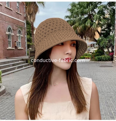 5G shield radiation protection Summer hat with silver lining
