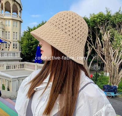 5G shield radiation protection Summer hat with silver lining