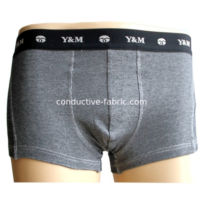boxer and trunk use anti electromagnetic radiation antibacterial silver fiber fabric elastic