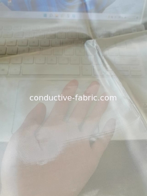 RFID blocking fabric nickel copper mesh semi-transparent