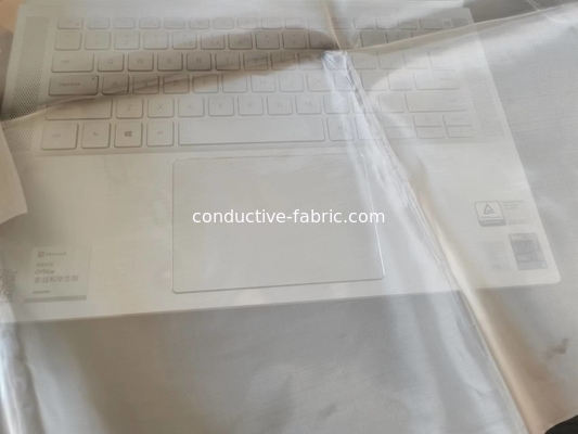 RFID blocking fabric nickel copper mesh semi-transparent