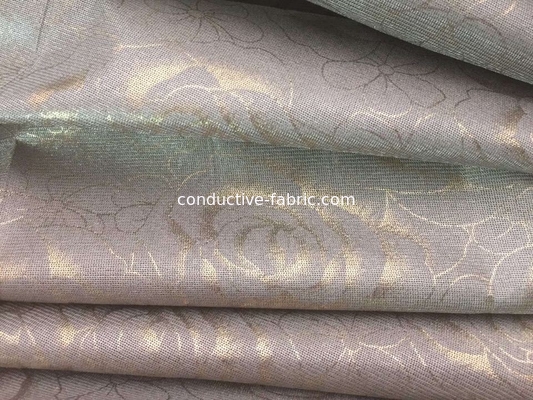 silver poly color fabric for EMF protection 5G clothing