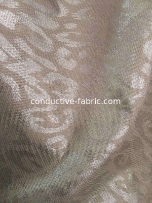 silver poly color fabric for EMF protection 5G clothing
