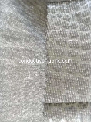 silver fiber jacquard EMF shielding fabric for clothing