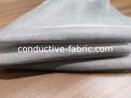 silver coated stretch conductive fabric antibacterial