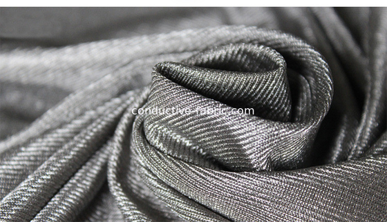 silver fiber antibacterial conductive fabric for anti radiation clothes 60DB at 3GHZ