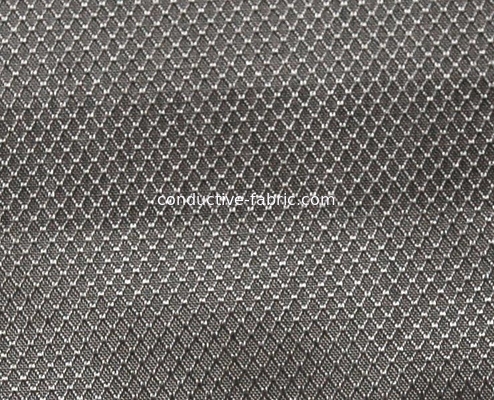 EMF protection x-static 100%silver fiber diamond lattice conductive fabric
