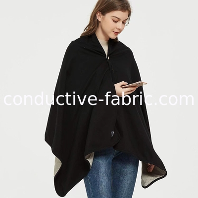 Multiple-use EMF protection blanket scarf cloak