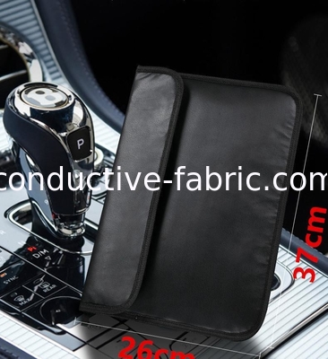 emf shielding anti RFID anti spy PU laptop bag