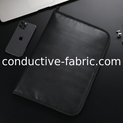 emf shielding anti RFID anti spy PU laptop bag