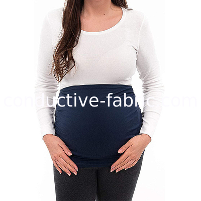 emi/rf shielding clothing pregnant bellyband silver fiber elastic