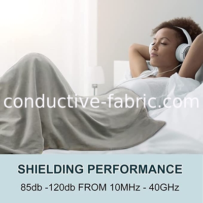 EMF shielding radiation protection throw blanket baby blanket