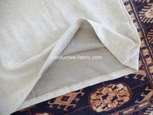 emf shielding cotton siver anti radaiiton T shirt 50DB attenuation