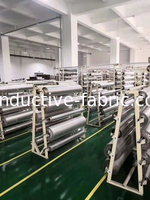emf blocking IR radiation protection conductive fabric in camouflage color