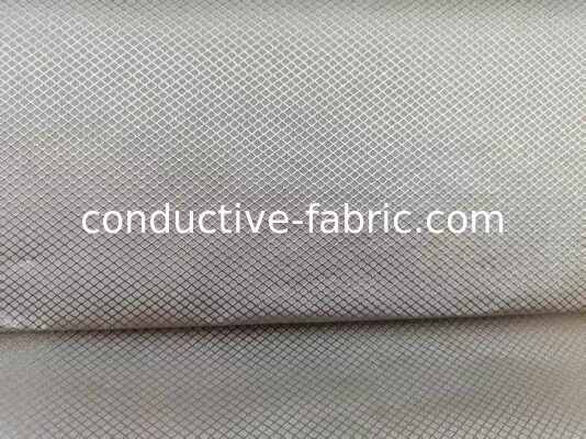 RFID blocking conductive copper nickel diamond grid woven fabric for bags lining