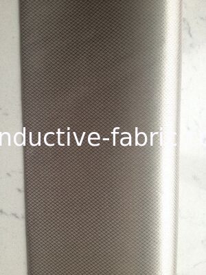 RFID blocking conductive copper nickel diamond grid woven fabric for bags lining