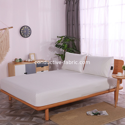 conductive fabric bed sheet antibacterial silver fiber grounding earthing quilt cover