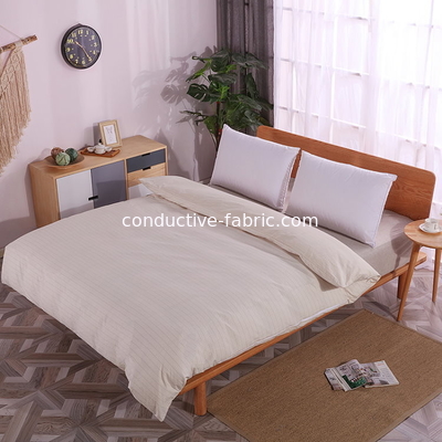 conductive fabric bed sheet antibacterial silver fiber grounding earthing quilt cover