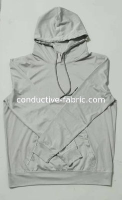 EMF shielding silver infused hoodie