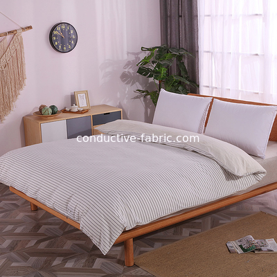 conductive fabric bed sheet antibacterial silver fiber grounding earthing quilt cover