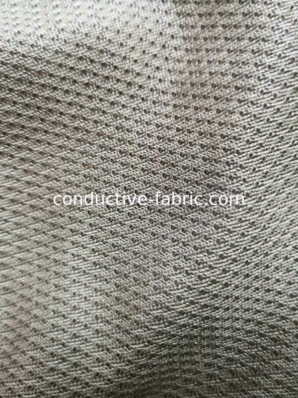 warp-knitted silver mesh fabric for women corset emf shielding