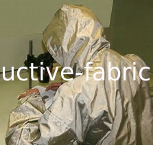 rf shielding nickel copper plain weave conductive fabric for radiation protection suits 70DB at 3GHZ